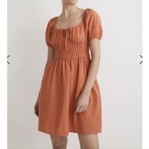 Dobby Sophia Tie-Front Mini Dress
